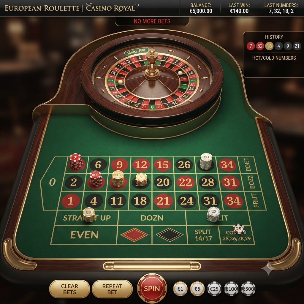 European Roulette - european roulette odds and rules