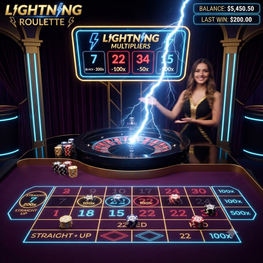 Lightning Roulette - lightning roulette multiplier guide