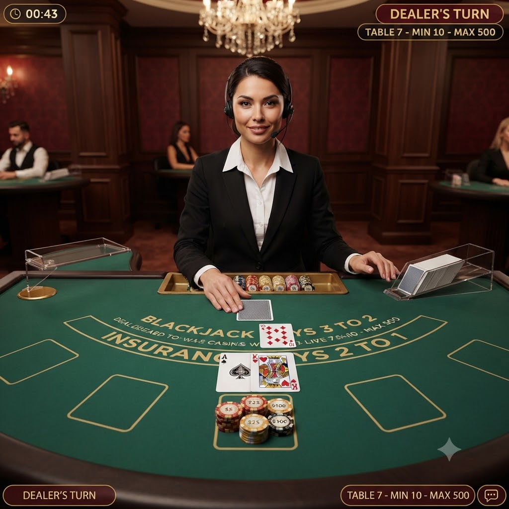 Live Blackjack - live blackjack online real dealer