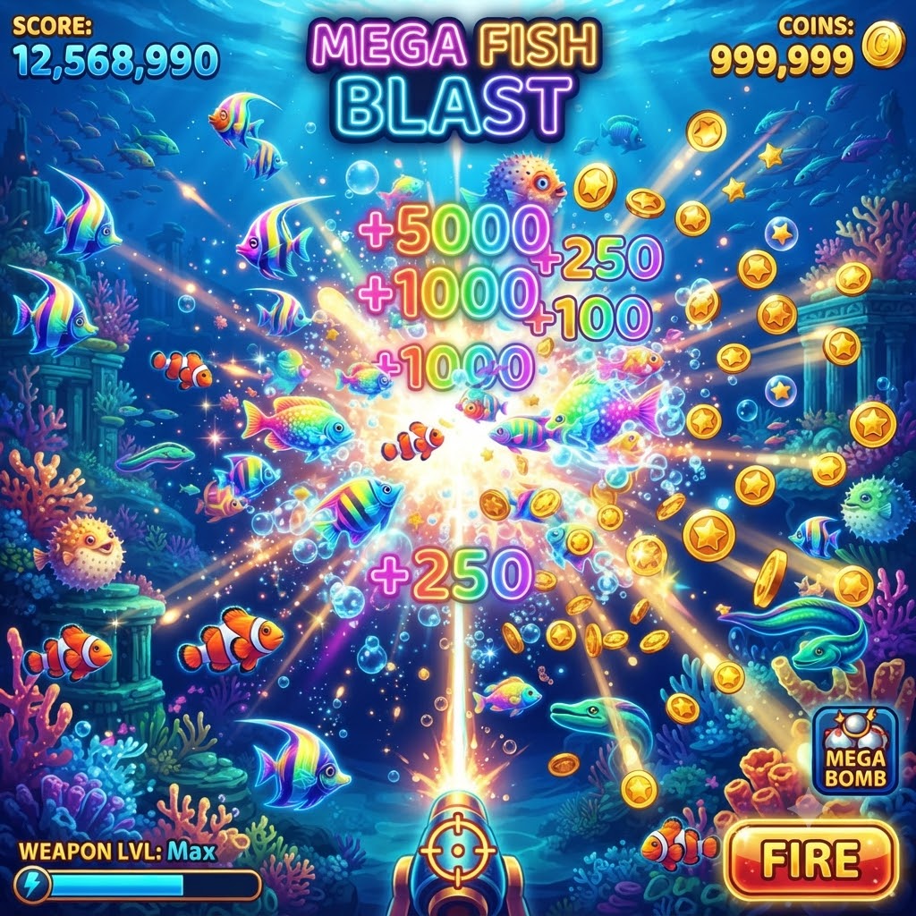 Mega Fish Blast - mega fish blast arcade jackpot